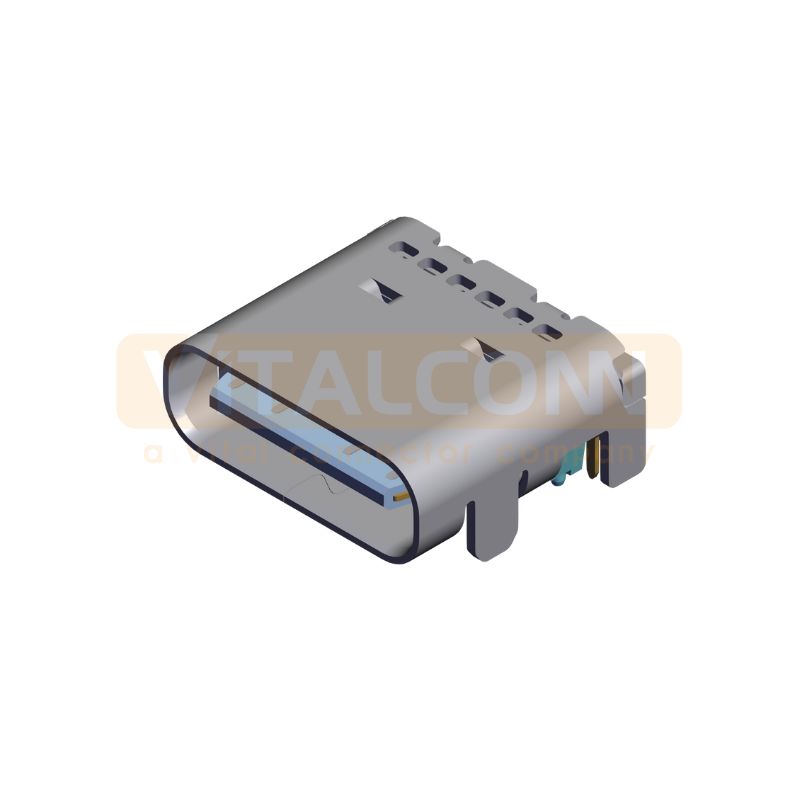 Dual Row 24-Pin USB Type C Connector