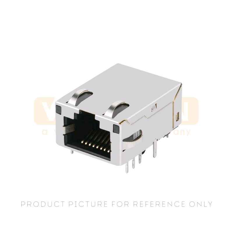 Single Port PoE Plus With LED Magnetic RJ45 Connector