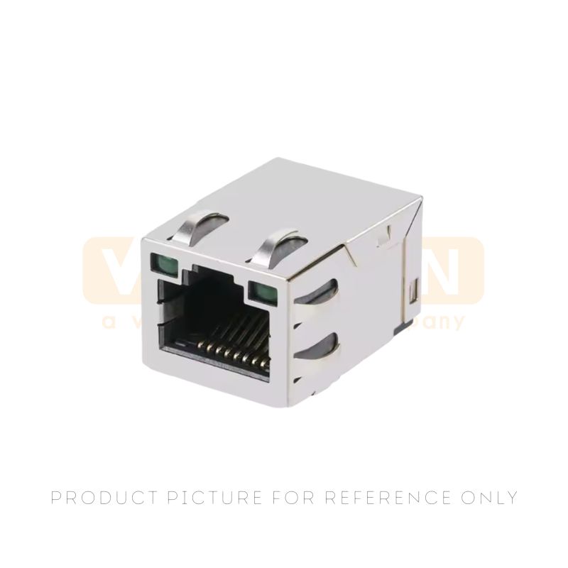 SMT Tab Up Single Port Magnetic RJ45 Connector