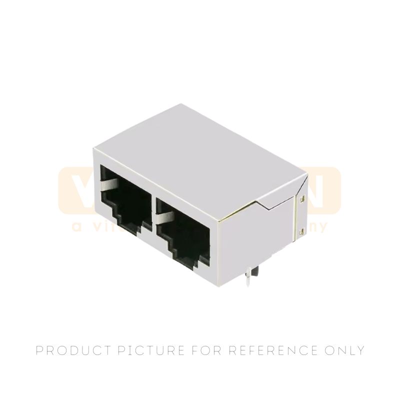 1*2 Tab Down 2.5G Magnetic RJ45 Connector