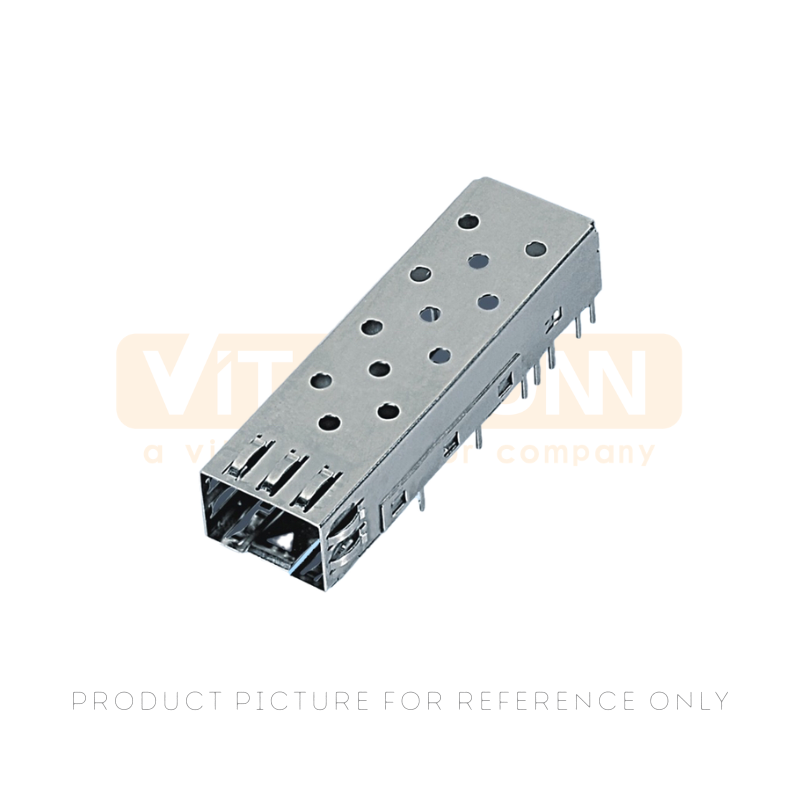 Surface Mount SFP 1x1 Cage for Automated Assembly