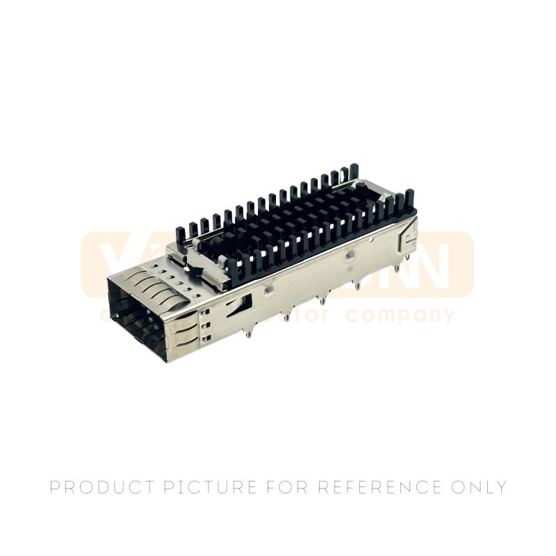 QSFP28 Heatsink Light Pipe SFP Cage Connector