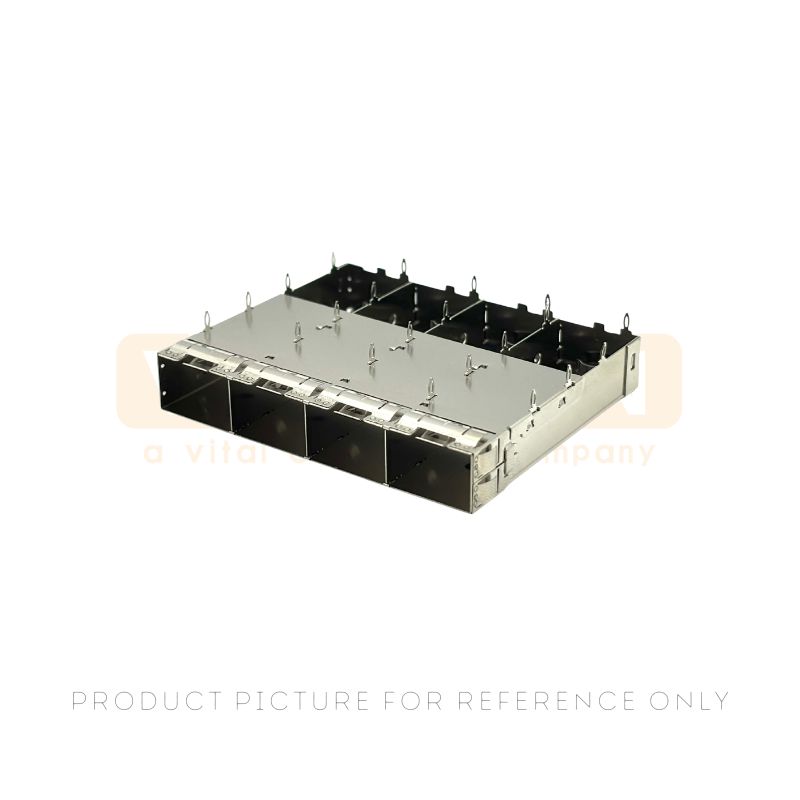 1x4 Four Port SFP Cage Connector
