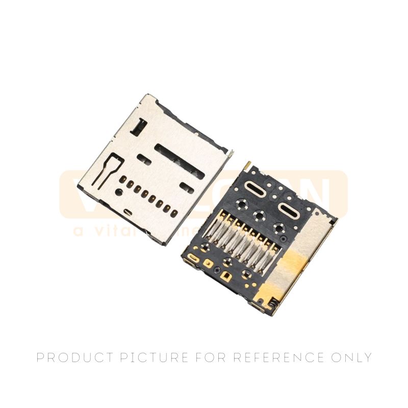 ultra thin 1.25mm push push microSD card socket