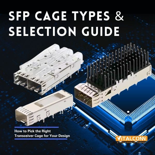 SFP Cage Types & Selection Guide: How to Pick the Right Transceiver Cage for Your Design