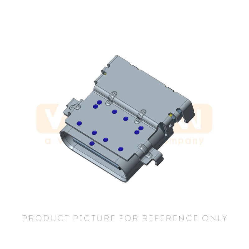 SMT Mid Mount USB-C Connector
