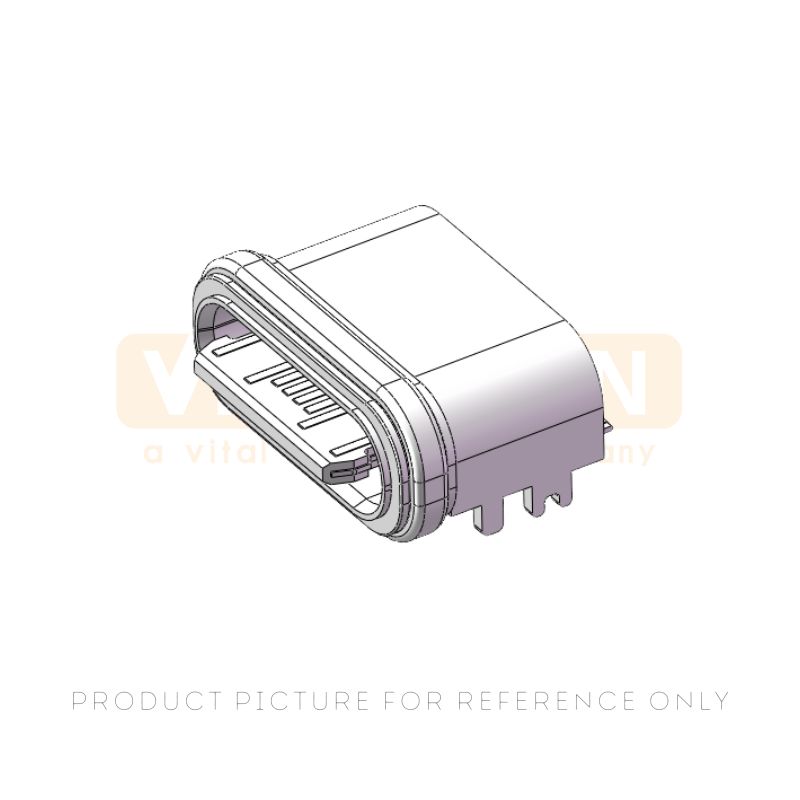Ultra Thin Zinc Alloy USB-C Connector