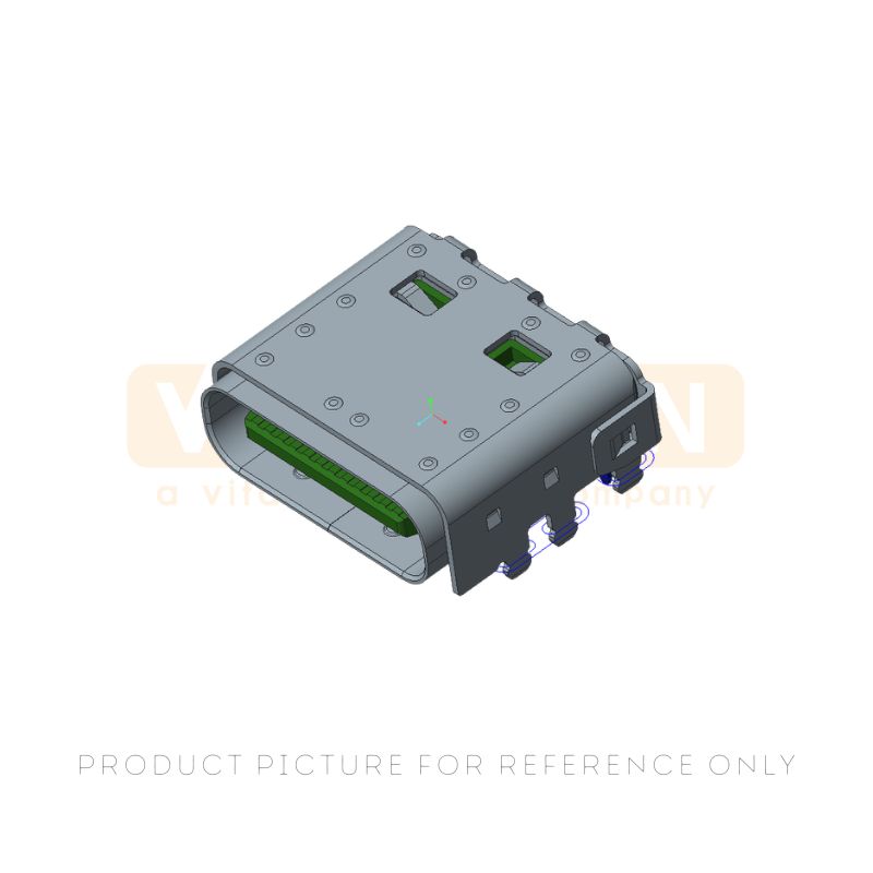 SMT Top Mount USB Type-C Connector
