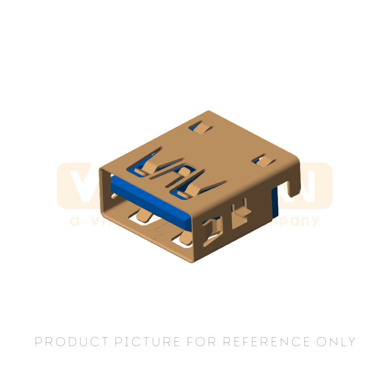 90 Degree Forward Sink USB Type-A Connector