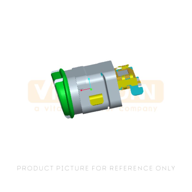 IP68 Rated 24 Pin Waterproof USB Type-C Connector