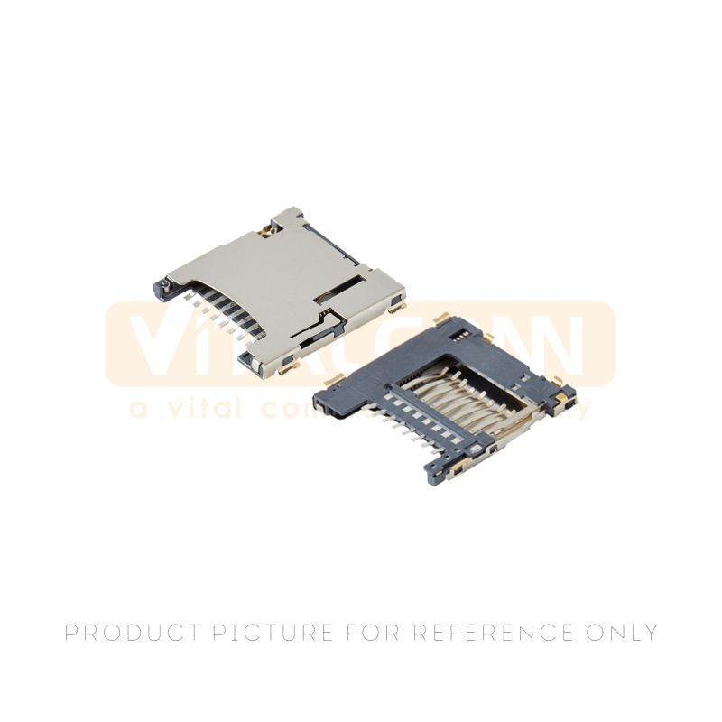 Push Push Micro SD card sockets connectors