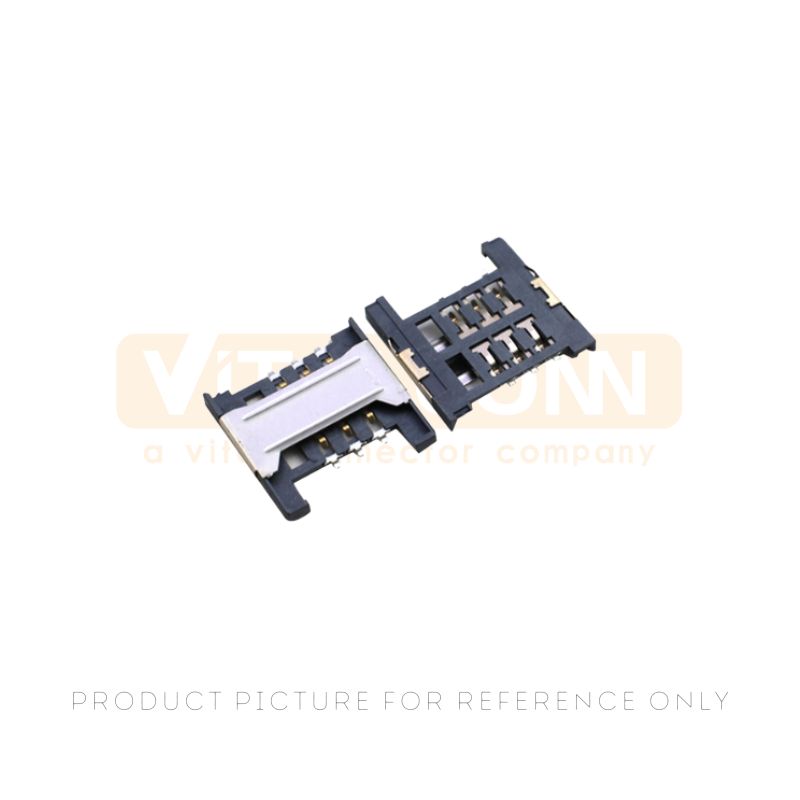 H1.8 Profile SIM card sockets connectors