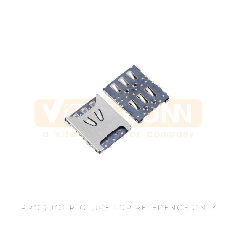 1.13H No-Push Nano-SIM card sockets connectors
