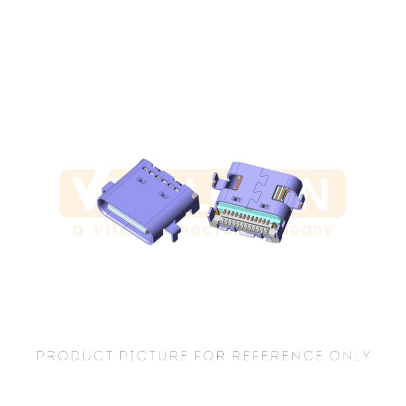 USB Type C 24-Pin SMT Receptacle Connector