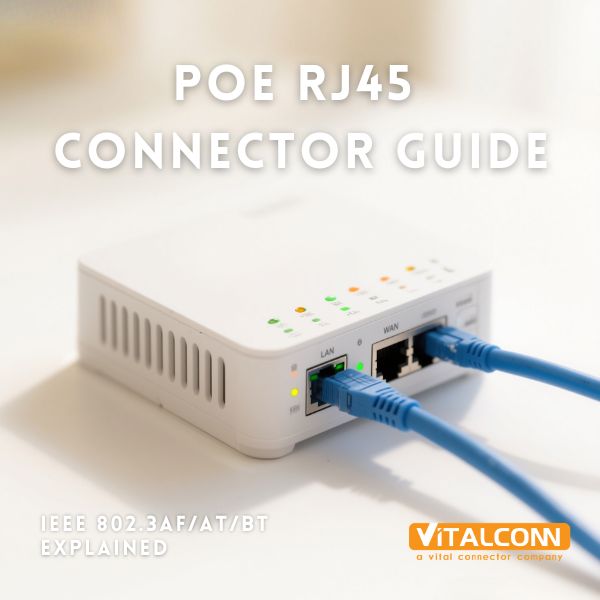 PoE RJ45 Connector Guide: IEEE 802.3af/at/bt Explained (2026)