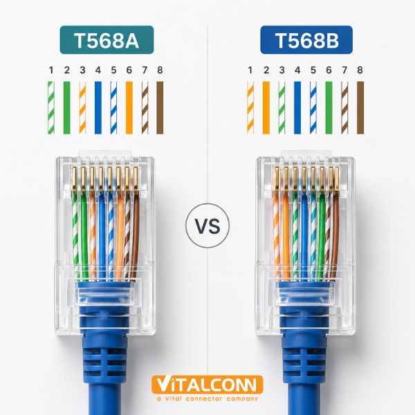 RJ45 Pinout Diagram & Wiring Guide: T568A vs T568B (2026)