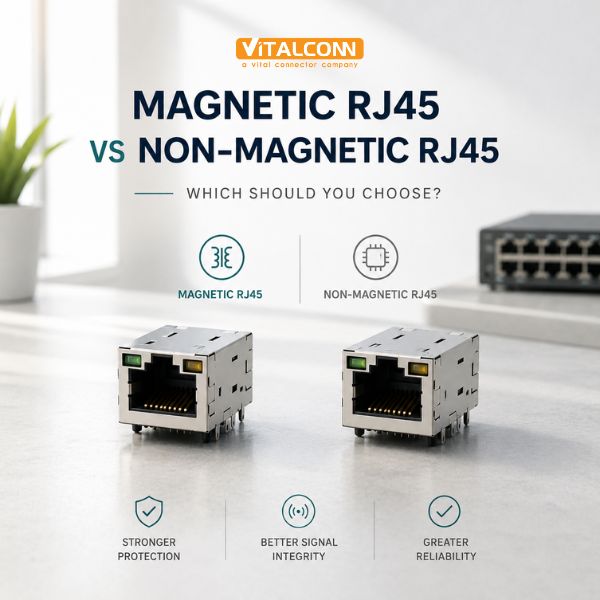 Magnetic RJ45 vs Non-Magnetic RJ45: Which Should You Choose?