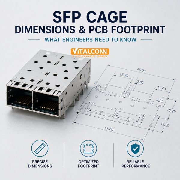 SFP Cage Dimensions and PCB Footprint: What Engineers Need to Know