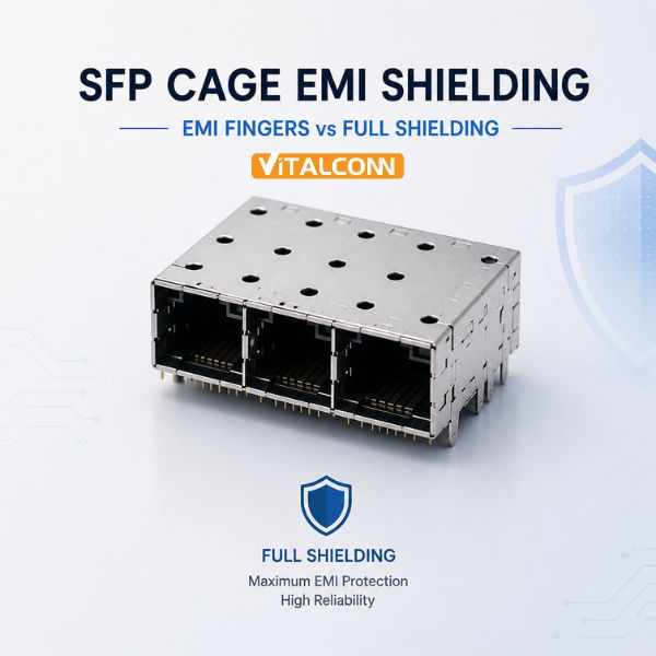 SFP Cage EMI Shielding: EMI Fingers vs Full Shielding