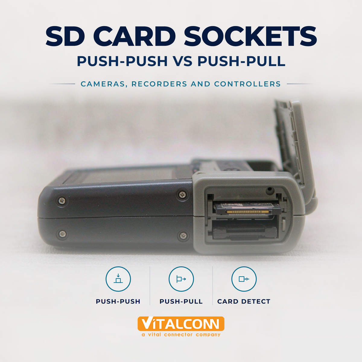 SD Card Socket Types: Push-Push vs Push-Pull